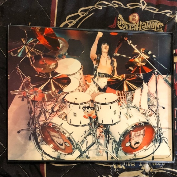 TOMMY LEE-MOTLEY CRUE Drum Carousel Framed Photo - Picture 3 of 5